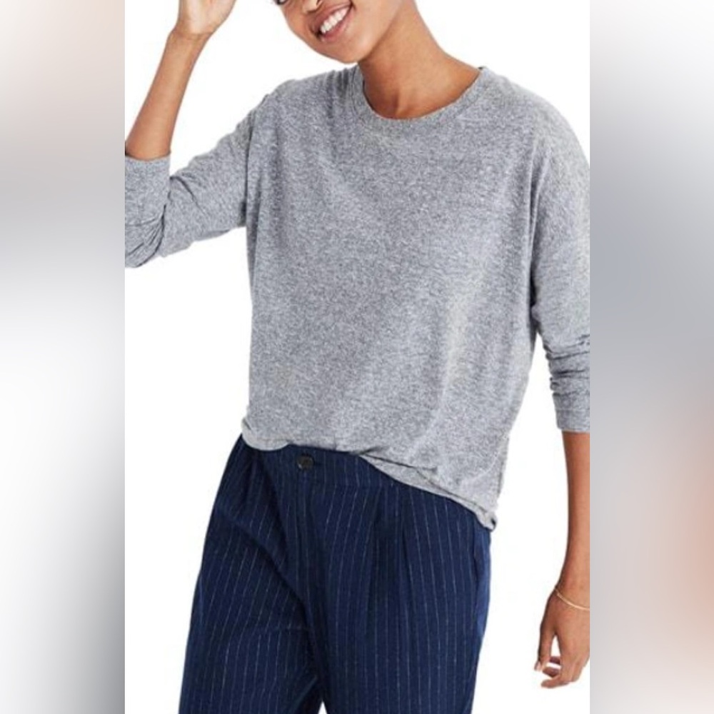 MADEWELL - Dropped Shoulder Long Sleeve Tee - Picture 3 of 8